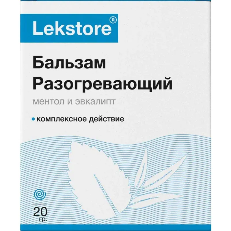 фото упаковки Lekstore Бальзам для тела с разогревающим эффектом