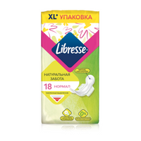 Libresse Natural Care Ultra Normal прокладки, прокладки гигиенические, умеренные выделения, 18 шт.