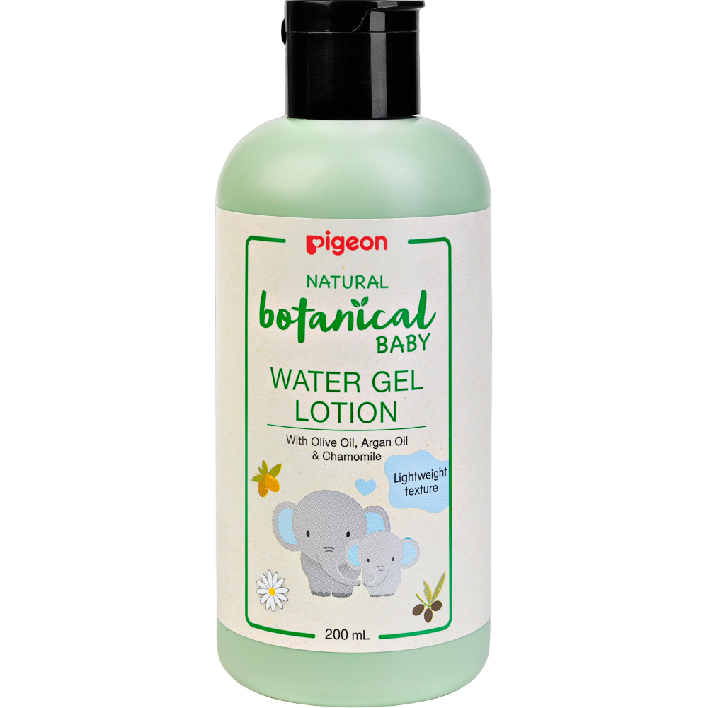 фото упаковки Pigeon Гель-лосьон для тела увлажняющий Natural Botanical Baby Water Gel