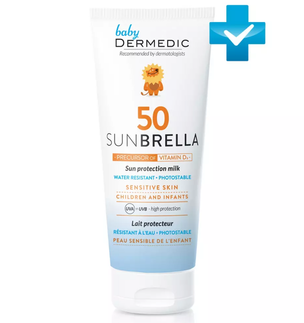 фото упаковки Dermedic Sunbrella Baby Солнцезащитное молочко для детей