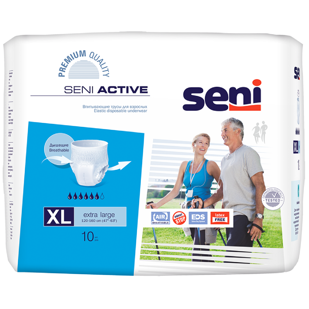 фото упаковки Seni Active трусы впитывающие для взрослых