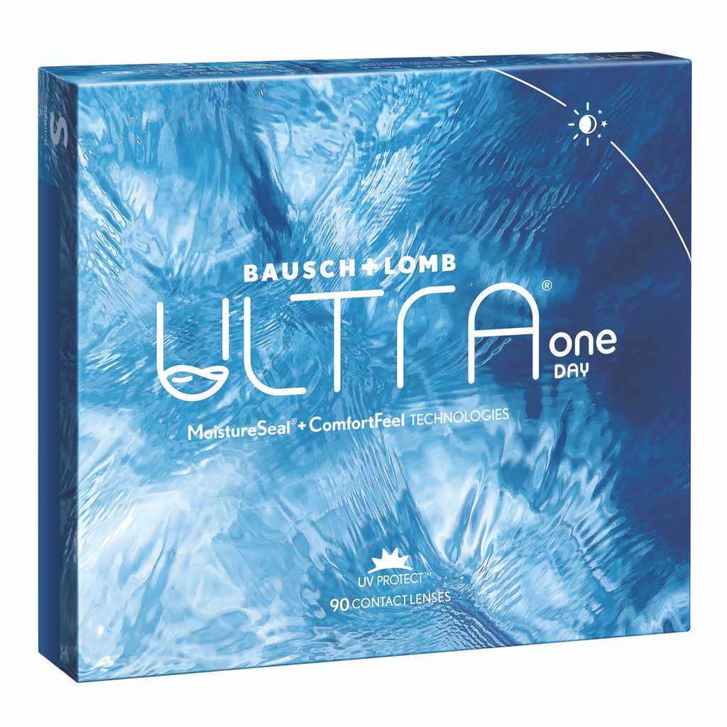 Ultra One Day Мягкие контактные линзы, BC=8.6 d=14.2, D(-3.75), 90 шт.