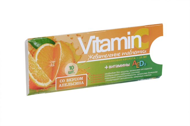 фото упаковки Vitamin C с витаминами A E D3