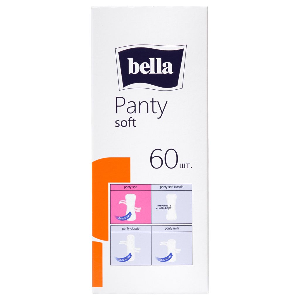 Bella Panty Soft прокладки ежедневные, прокладки гигиенические, 60 шт.