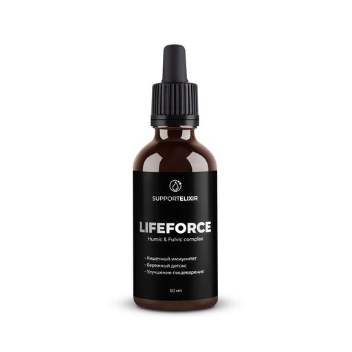 Life Force Детокс эликсир, концентрат, на основе гуминовых кислот, 50 мл, 1 шт.