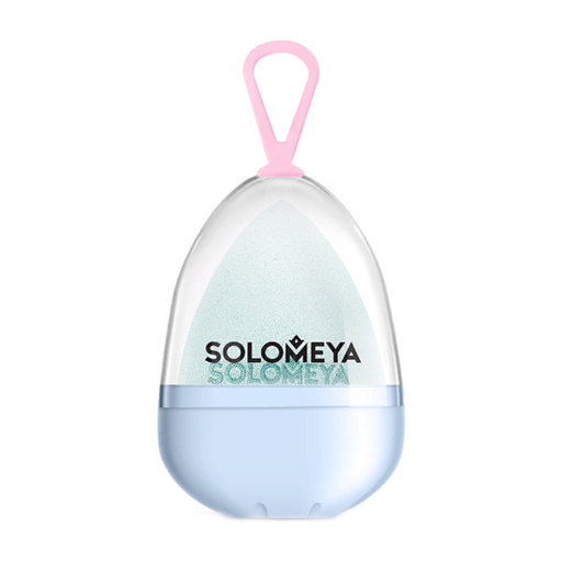 Solomeya Спонж для макияжа меняющий цвет, Blue-Pink, 1 шт.