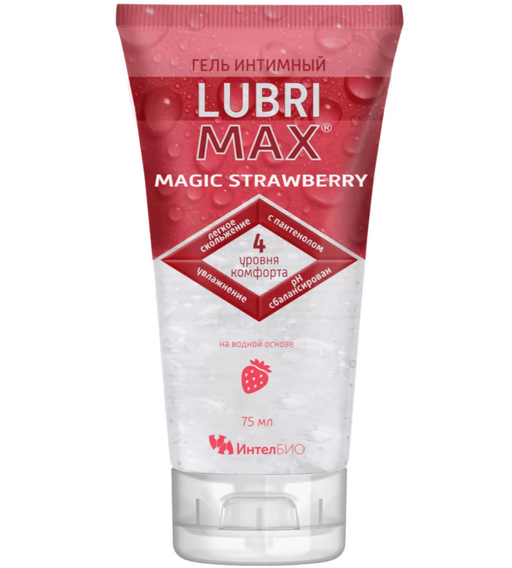 Lubrimax Magic Strawberry гель-смазка интимный, 75 мл, 1 шт.