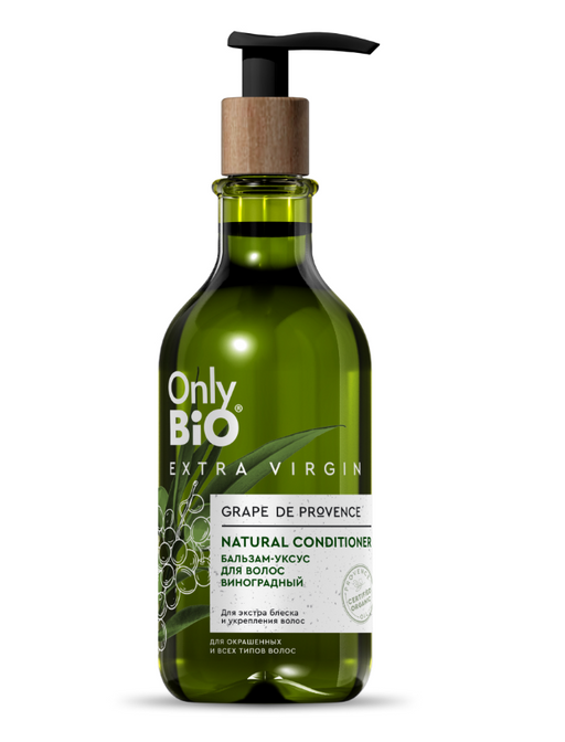 Only Bio Extra Virgin Бальзам-уксус для волос, бальзам, Виноградный, 350 мл, 1 шт.