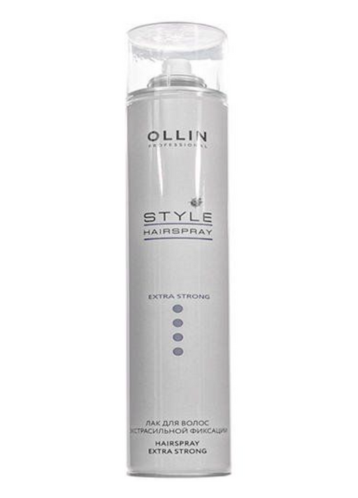 Ollin Style Лак для волос, лак для волос, экстрасильной фиксации, 450 мл, 1 шт.