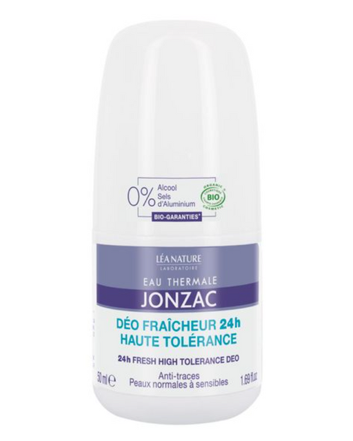 Jonzac Дезодорант шариковый освежающий 24 часа, дезодорант-ролик, для чувствительной кожи, 50 мл, 1 шт.