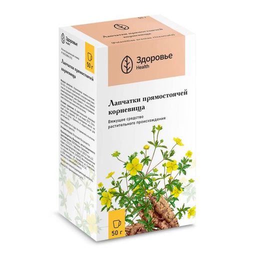 Лапчатки корневища, сырье растительное измельченное, 50 г, 1 шт.