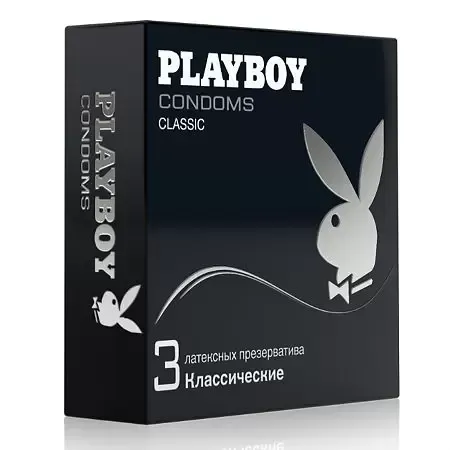 Playboy Презервативы Classic, 3 шт.