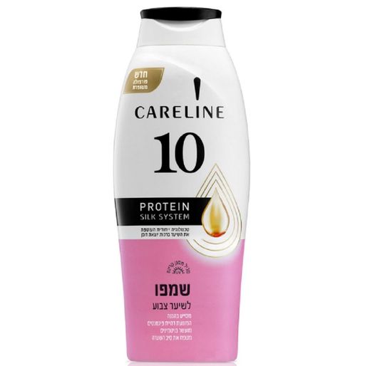 Careline 10 Шампунь Аминокислоты шелка, для окрашенных волос, 700 мл, 1 шт.