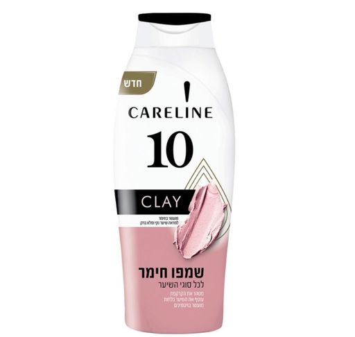 Careline 10 Шампунь укрепляющий с белой глиной, для всех типов волос, 700 мл, 1 шт.